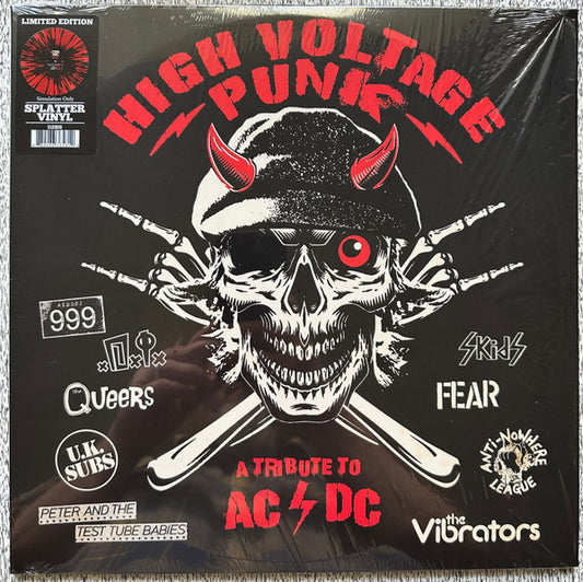 Various : High Voltage Punk A Tribute To AC/DC (LP, Red)