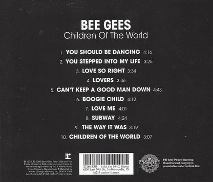 Bee Gees : Children Of The World (CD, Album, Club, RE)
