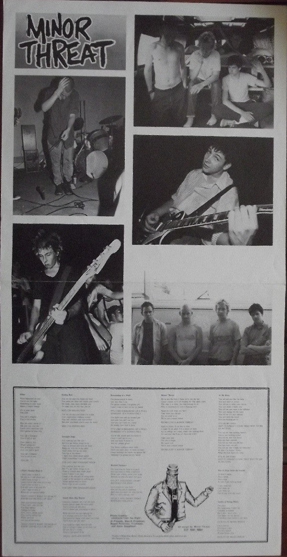 Minor Threat : Minor Threat (LP, Comp, RP, $5,)