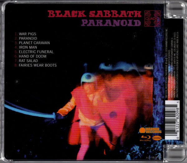 Black Sabbath : Paranoid (Blu-ray, Blu-ray-A, Album, Quad, RE)