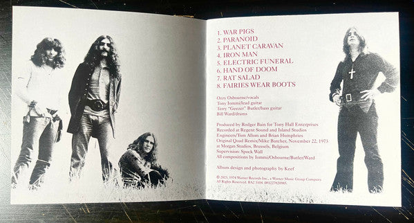 Black Sabbath : Paranoid (Blu-ray, Blu-ray-A, Album, Quad, RE)