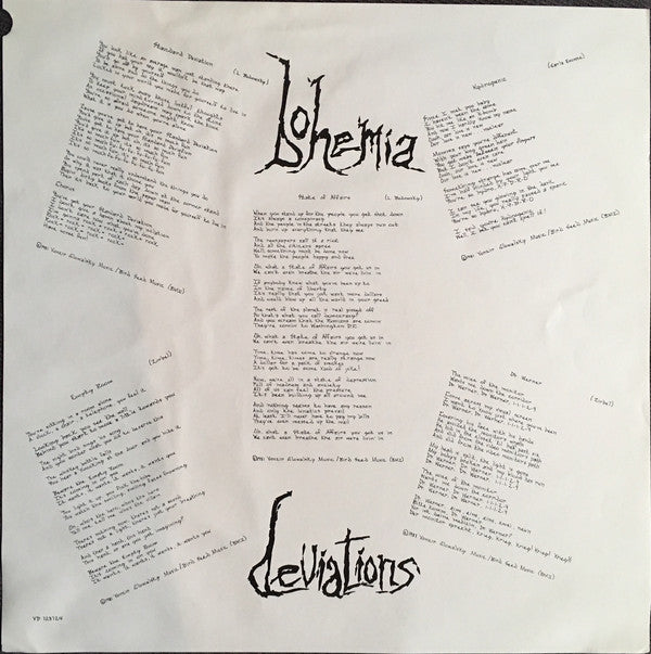 Bohemia (4) : Deviations (LP)