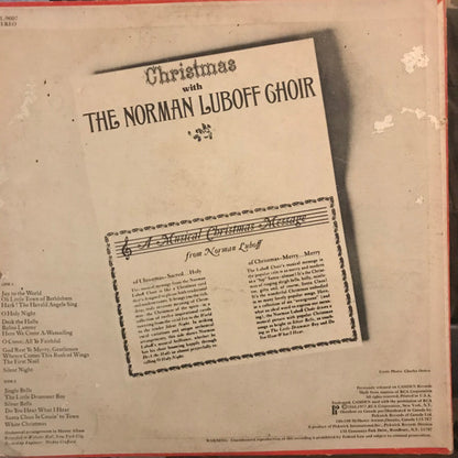 Norman Luboff Choir : Christmas With The Norman Luboff Choir (LP, Album, RE)