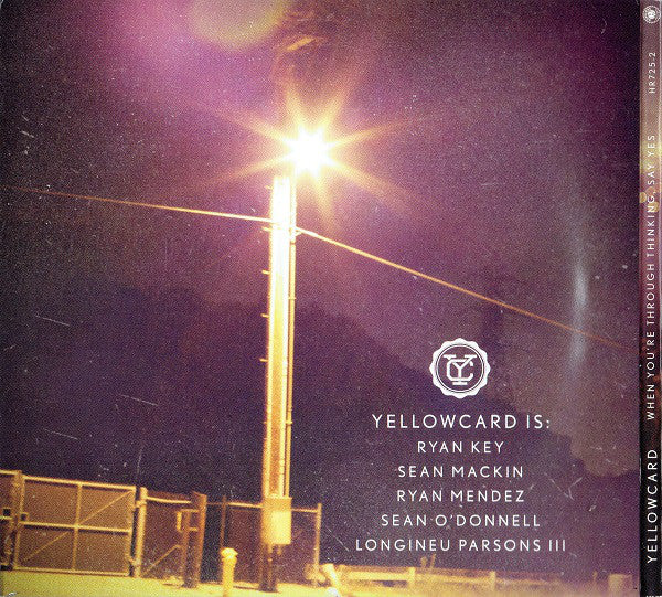 Yellowcard : When You're Through Thinking, Say Yes (CD, Album, Dig)