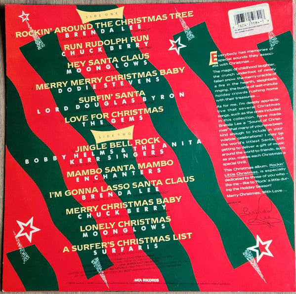 Various : Rockin' Little Christmas (LP, Comp, Glo)