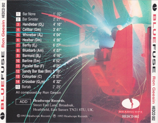 Ron Geesin : Bluefuse (CD, Album)