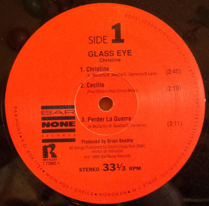 Glass Eye : Christine (12", EP)