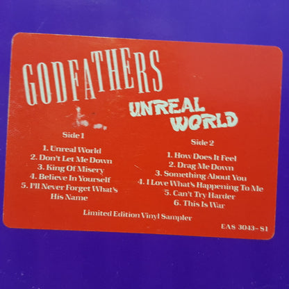 The Godfathers : Unreal World (LP, Album, Promo)