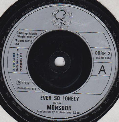 Monsoon : Ever So Lonely (7", Single)