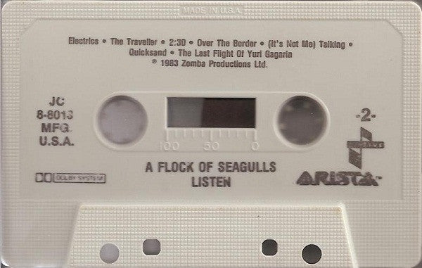 A Flock Of Seagulls : Listen (Cass, Album, Gri)