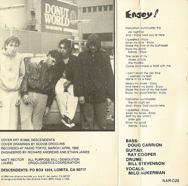 Descendents : Enjoy! (Cass, Album)