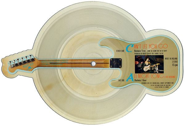 Rainbow : Can't Let You Go (7", Shape, Pic)