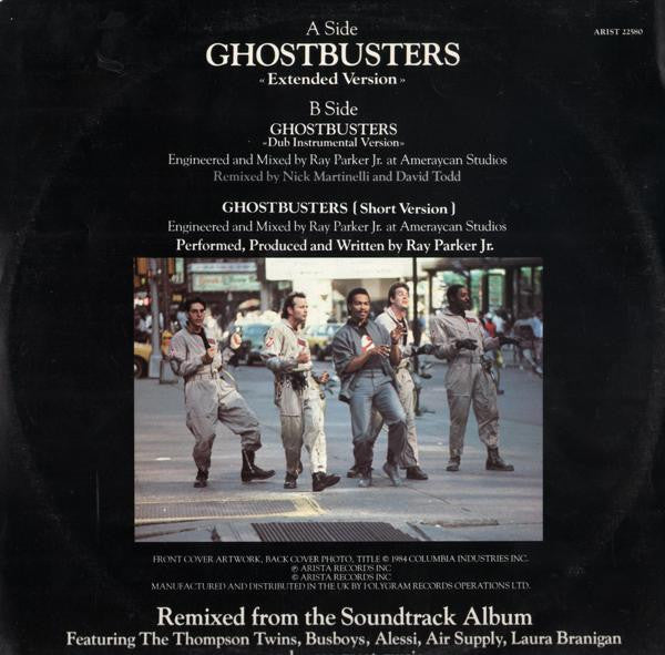 Ray Parker Jr. : Ghostbusters (Extended Version) (12")