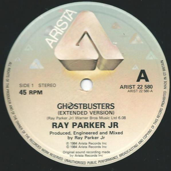 Ray Parker Jr. : Ghostbusters (Extended Version) (12")
