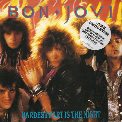 Bon Jovi : Hardest Part Is The Night (2x7", Single, Ltd)