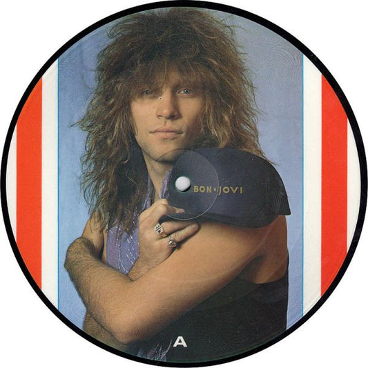 Bon Jovi : Livin' On A Prayer (7", Single, Pic)
