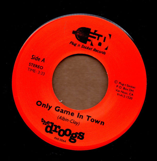 Droogs : Only Game In Town (7", Single)