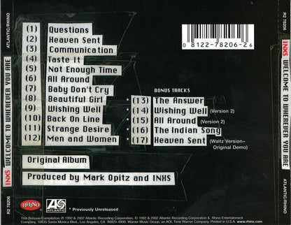 INXS : Welcome To Wherever You Are (CD, Album, RE, RM)