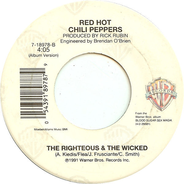 Red Hot Chili Peppers : Under The Bridge (7", Spe)