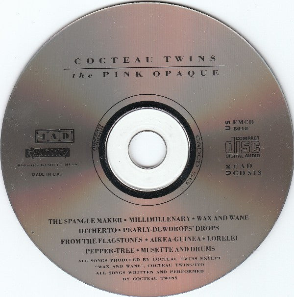 Cocteau Twins : The Pink Opaque (CD, Comp)