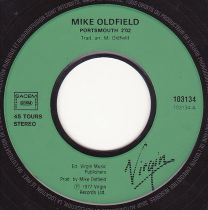 Mike Oldfield : Portsmouth (7", Single, RE)