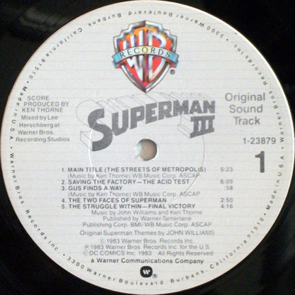 Various : Superman III (Original Sound Track) (LP)