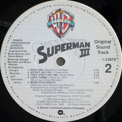 Various : Superman III (Original Sound Track) (LP)
