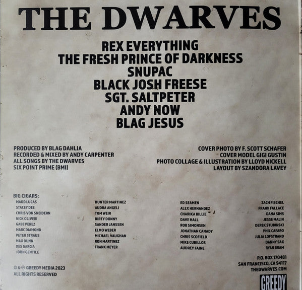 Dwarves : The Dwarves Concept Album (LP, Album, Blu)