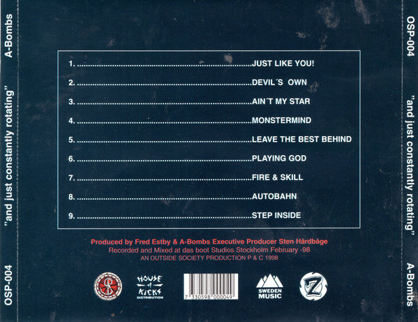 A-Bombs : And Just Constantly Rotating (CD, Album)