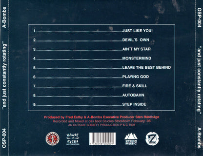 A-Bombs : And Just Constantly Rotating (CD, Album)