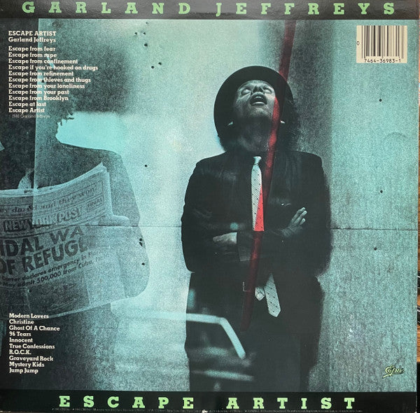 Garland Jeffreys : Escape Artist (LP, Album, Pit + 7", EP, Promo, Pit)