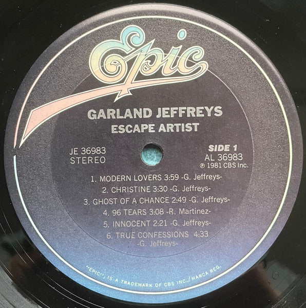 Garland Jeffreys : Escape Artist (LP, Album, Pit + 7", EP, Promo, Pit)