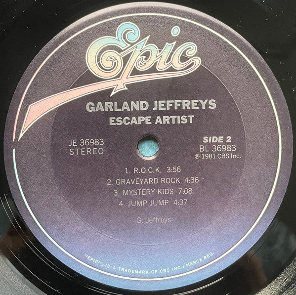 Garland Jeffreys : Escape Artist (LP, Album, Pit + 7", EP, Promo, Pit)