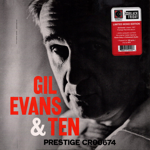 Gil Evans : Gil Evans & Ten (LP, Album, RSD, Mono, Ltd, RE, RM, 180)