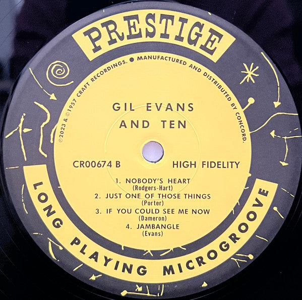 Gil Evans : Gil Evans & Ten (LP, Album, RSD, Mono, Ltd, RE, RM, 180)