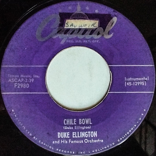 Duke Ellington And His Famous Orchestra* : Chile Bowl / Twelfth Street Rag - Mambo (7", Scr)