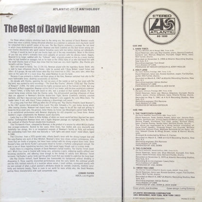 David Newman* : The Best Of David Newman (LP, Comp, PR)