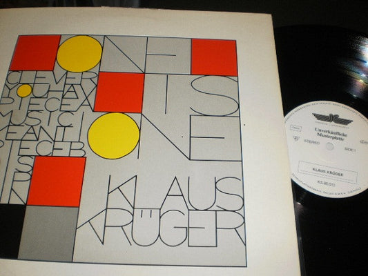 Klaus Krüger : One Is One (LP, TP)