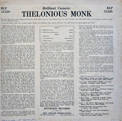 Thelonious Monk : Brilliant Corners (LP, Album, Mono, RP, Non)