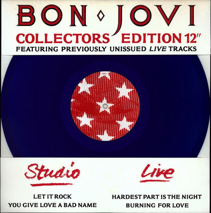 Bon Jovi : Let It Rock (12", Ltd, Blu)