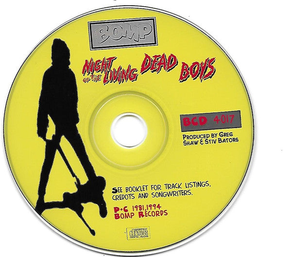 Dead Boys* : Night Of The Living Dead Boys (CD, Album, RE)