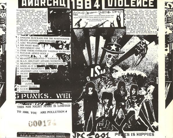 G.I.S.M. : NIH Nightmare (CD, Comp, Num, Unofficial)