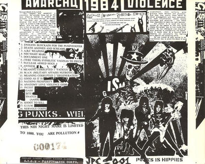 G.I.S.M. : NIH Nightmare (CD, Comp, Num, Unofficial)