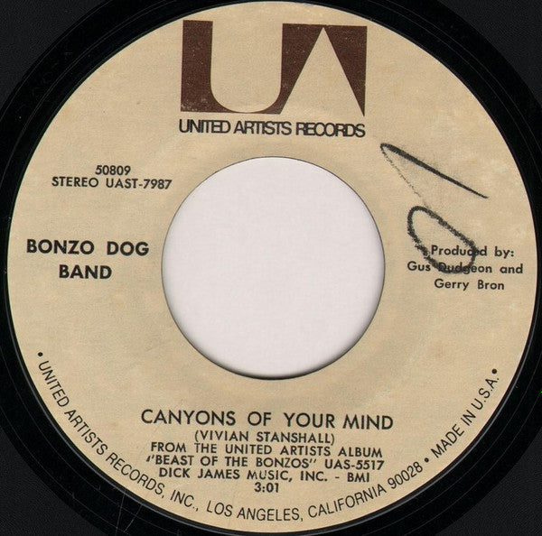 Bonzo Dog Band* : I'm The Urban Spaceman / Canyons Of Your Mind (7", RE)