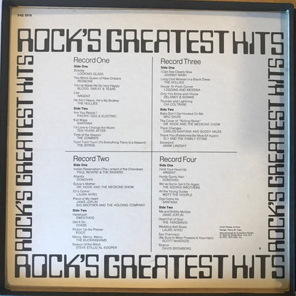 Various : Rock's Greatest Hits (4xLP, Comp + Box)