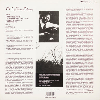 McCoy Tyner : Sahara (LP, Album, RE, RM)