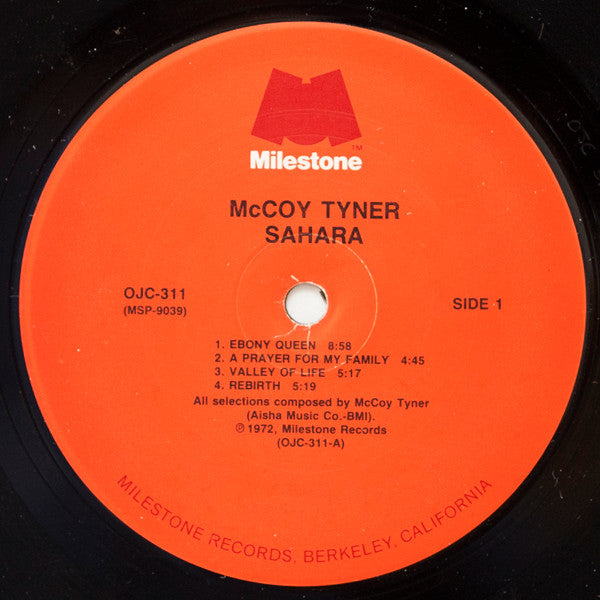 McCoy Tyner : Sahara (LP, Album, RE, RM)