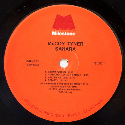 McCoy Tyner : Sahara (LP, Album, RE, RM)