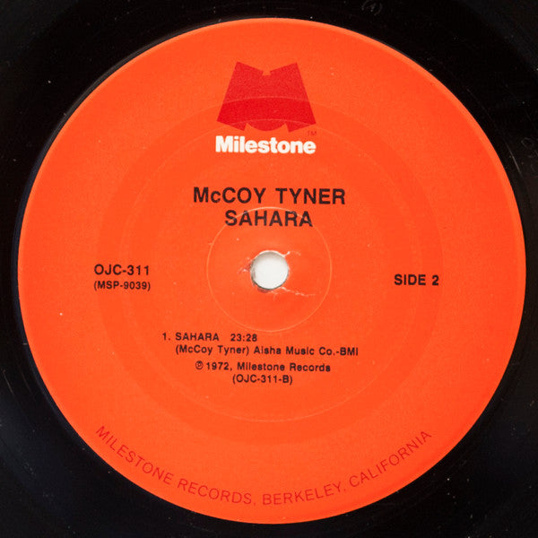 McCoy Tyner : Sahara (LP, Album, RE, RM)