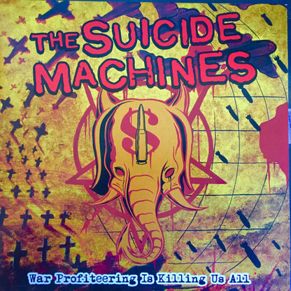 The Suicide Machines : War Profiteering Is Killing Us All / A Match And Some Gasoline (LP, Album, RE, Red + LP, Album, RE, Blu + Comp, Lt)